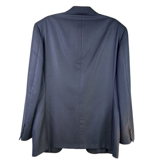 Pal Zileri Gruppo Forall SZ 50R Wool-Silk-Cashmere Blend Suit Jacket Blazer Navy - Picture 4 of 7